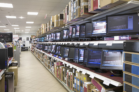 電器門面店背景